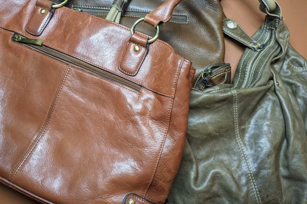 Turn leather bags into leather bound notebooks