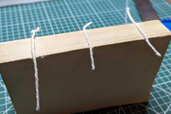 Cutting the notches into the spine